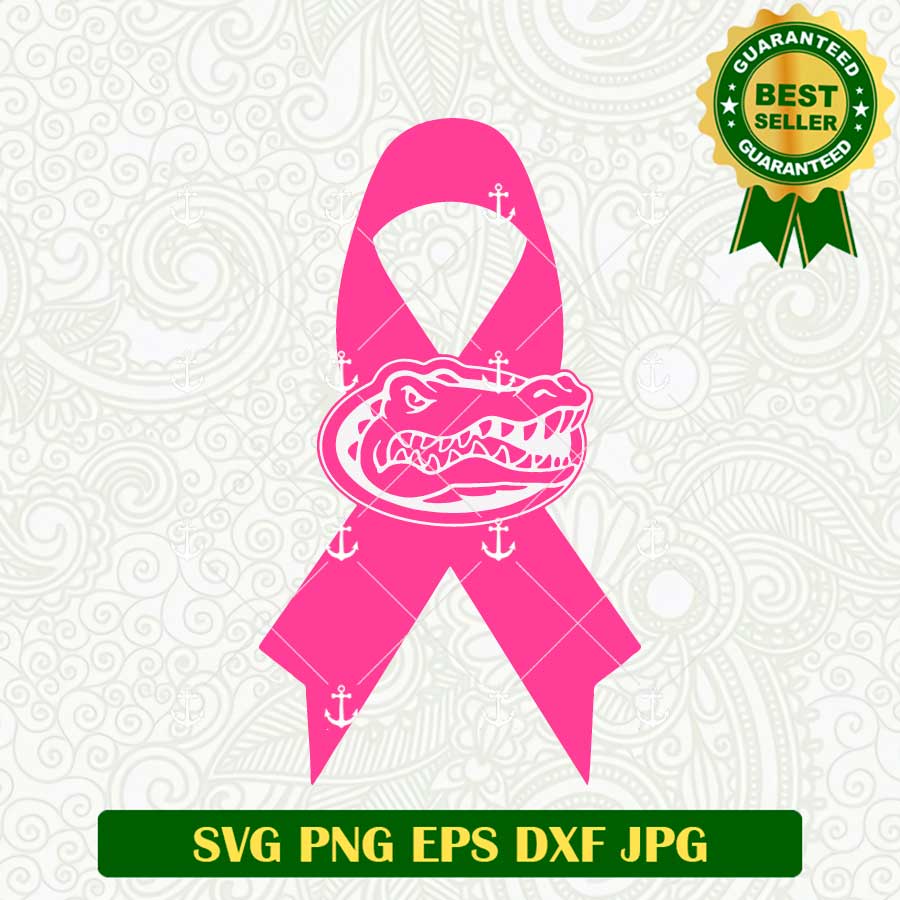 Florida Gators Breast Cancer SVG