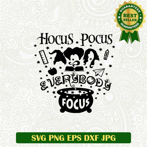 Focus Hocus Quote Svg