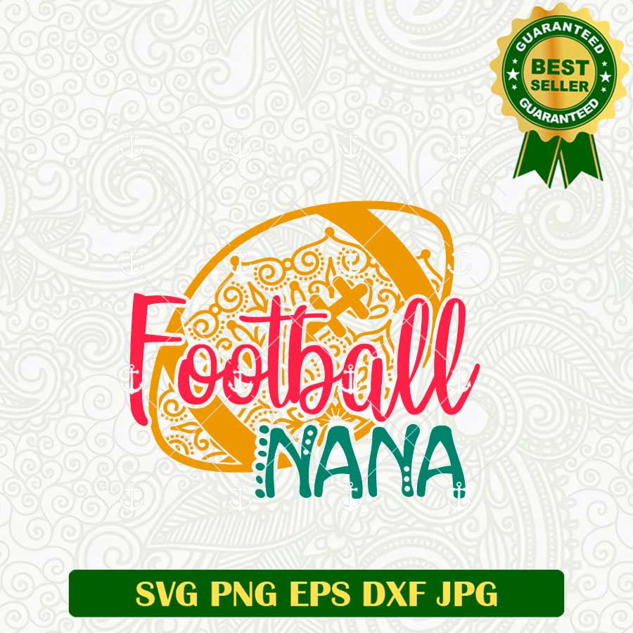 Football Nana Mandala SVG
