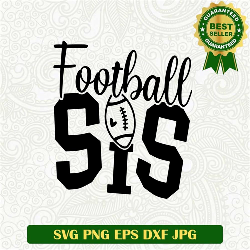 Football Sister SVG