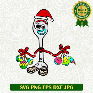 Forky Santa Hat Christmas SVG