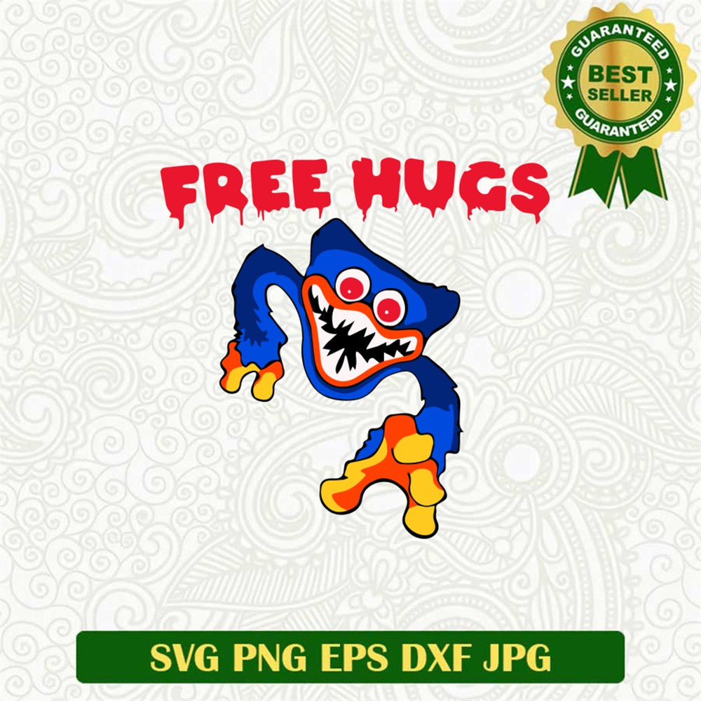 Free Hug Monster Svg