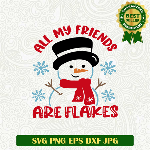 Funny Snowman Christmas Kids SVG
