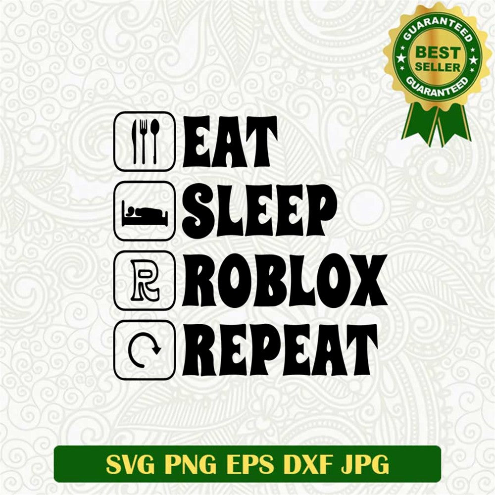 Gamer Roblox Life Svg