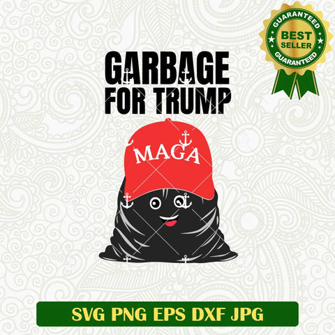 Garbage for Trump Maga sVG