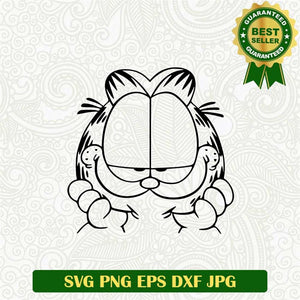 Garfield Face SVG