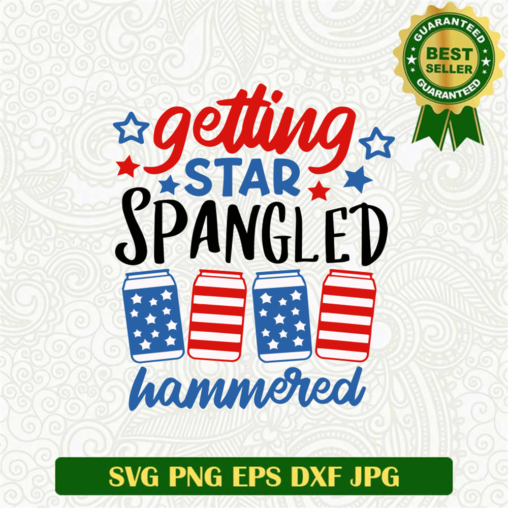 Getting Star Spangled Hammered SVG