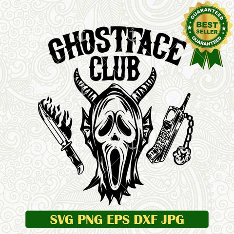 Ghostface Club Funny Stranger Things SVG