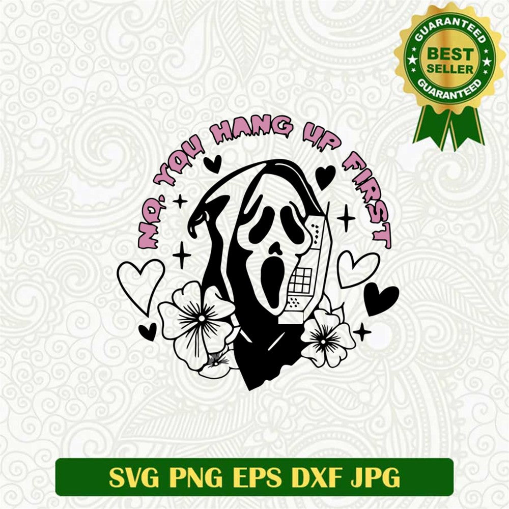 Ghostface Phone Call Svg