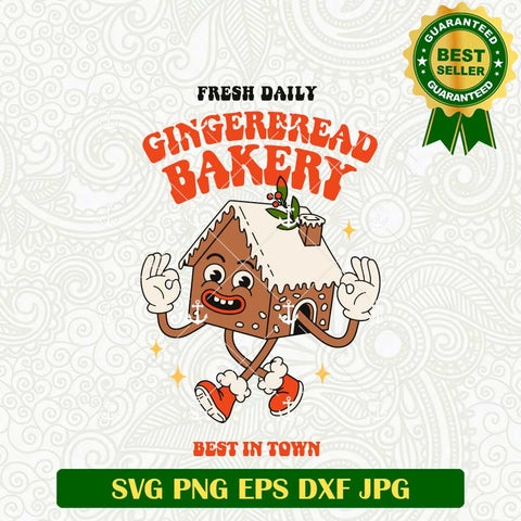 Gingerbread Bakery Best In Town SVG