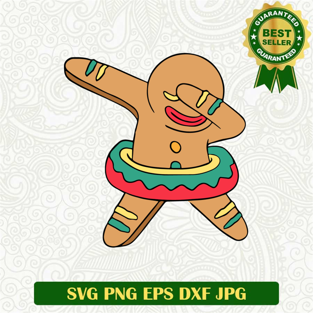 Gingerbread man Dabbing SVG, Gingerbread man SVG, Dab Dance SVG ...