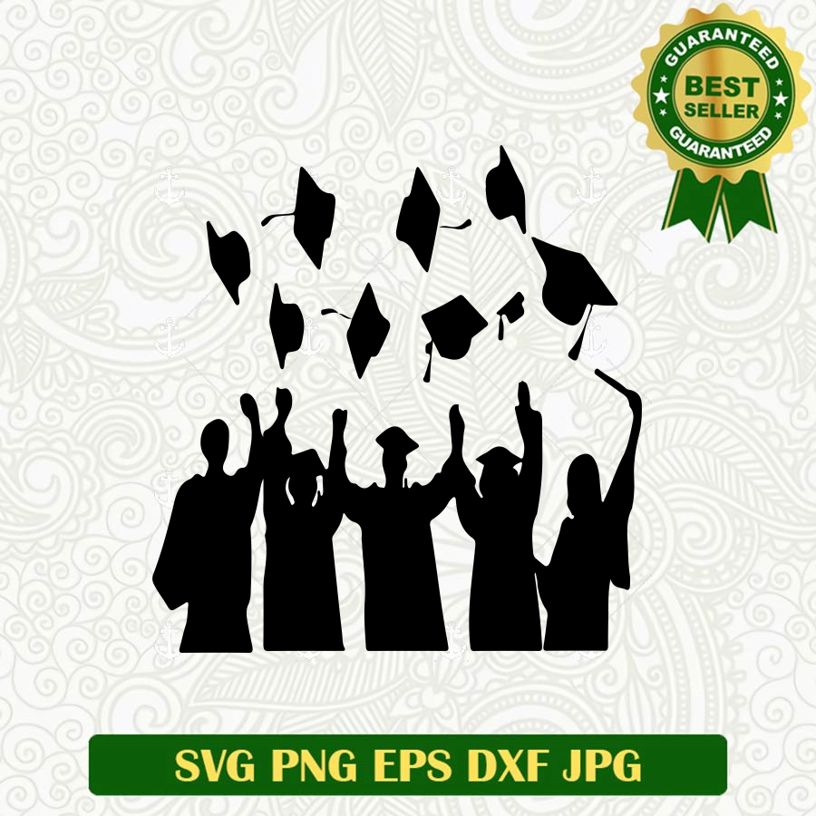 Graduate Students SVG, Graduation Ceremony SVG, Graduation Cap SVG ...