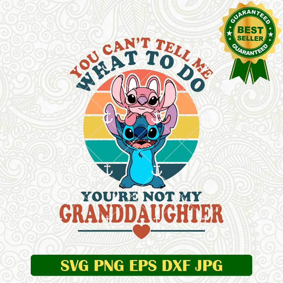 Granddaughter Stitch Vintage SVG