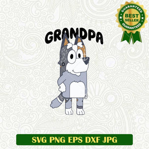 Grandpa Bluey SVG