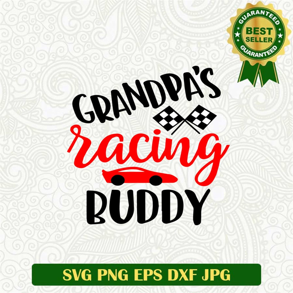 Grandpa Racing Svg