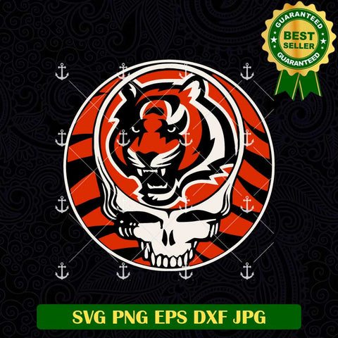 Grateful Dead Cincinnati Bengals Logo SVG