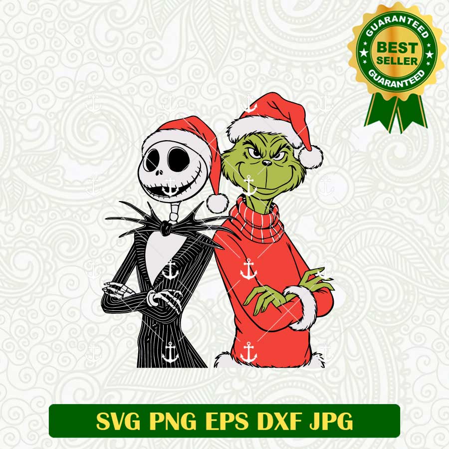 Grinch And Jack Skellington SVG