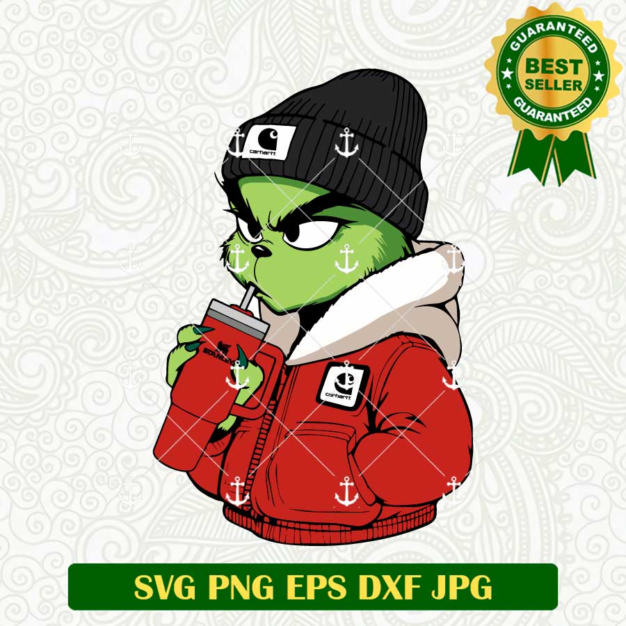 Grinch Drink Stanley Cup SVG