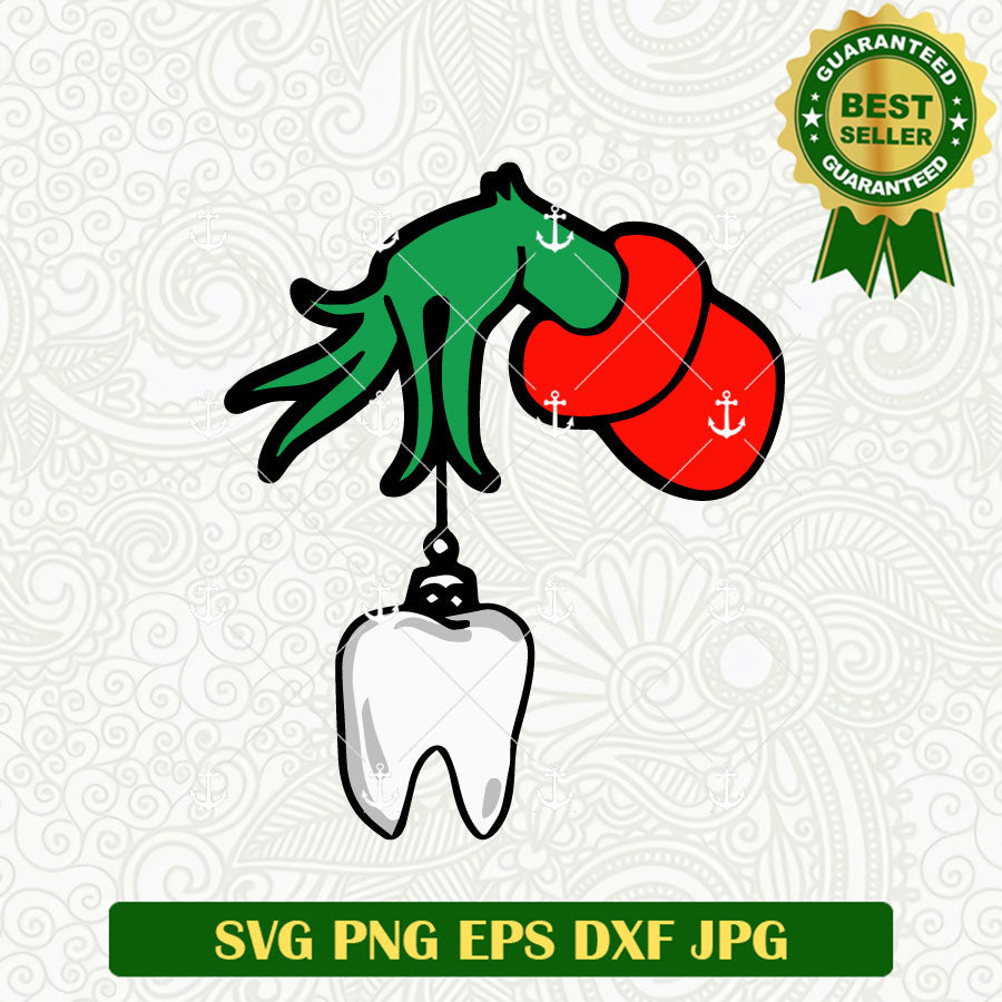 Grinch Hand Dentist SVG