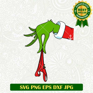 Grinch Hand Take Underwear SVG