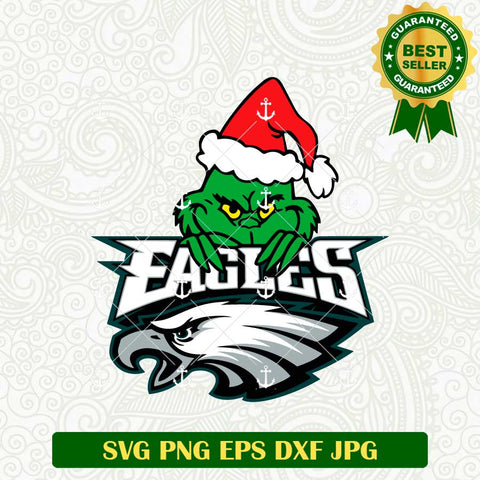 Grinch Philadelphia Eagles SVG
