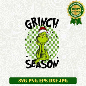 Grinch Season Christmas SVG