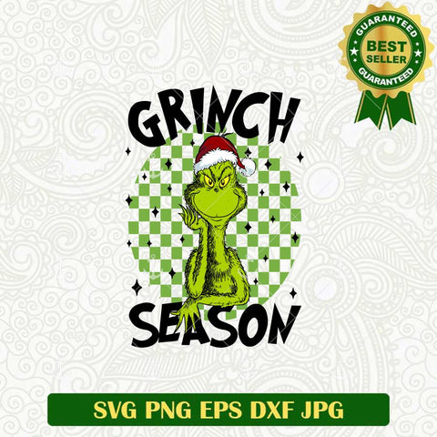 Grinch Season Christmas SVG