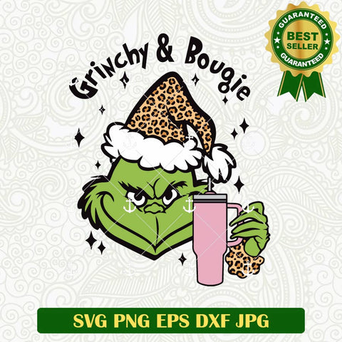 Grinchy Bougie Tumbler SVG