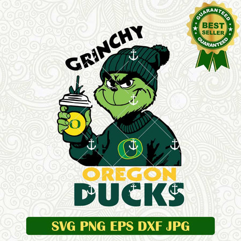 Grinchy Oregon Ducks SVG
