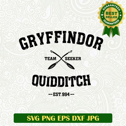 Gryffindor Quidditch Team SVG