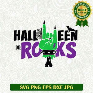 Halloween Rocks SVG, Halloween Rocks hand Monster SVG PNg Cut file