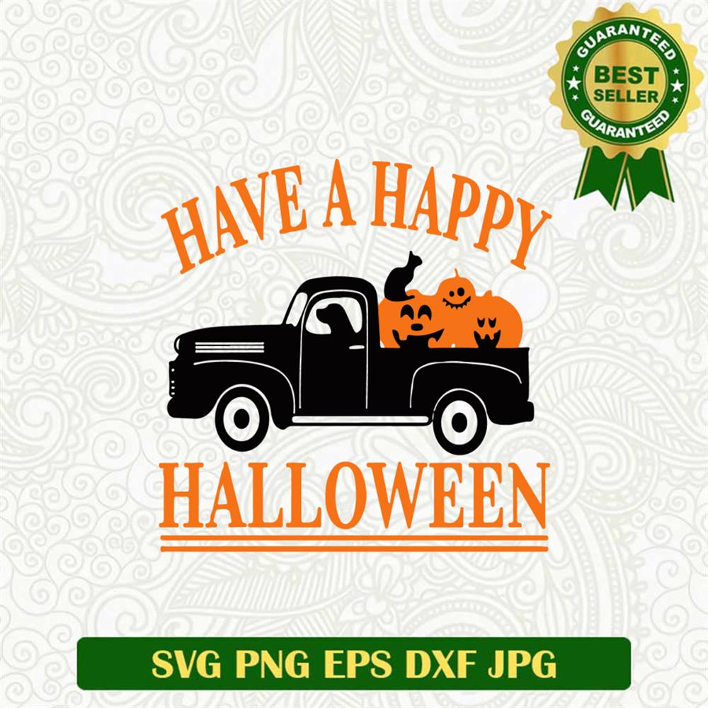 Halloween Truck SVG