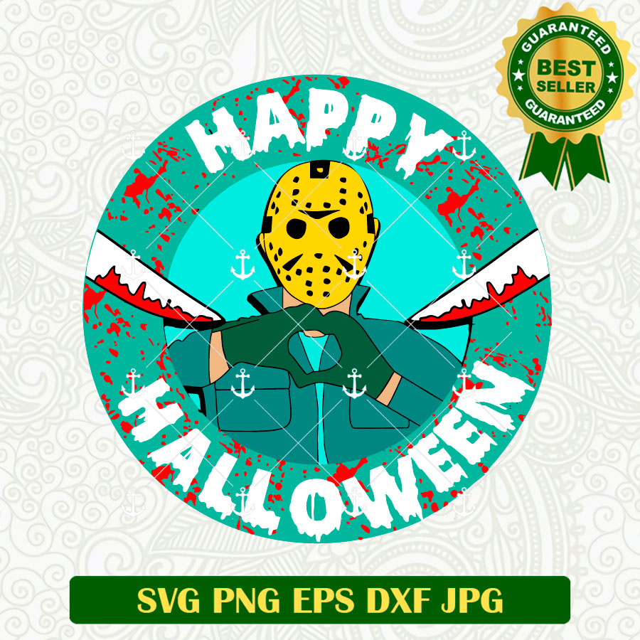 Happy Halloween Jason Voorhees SVG