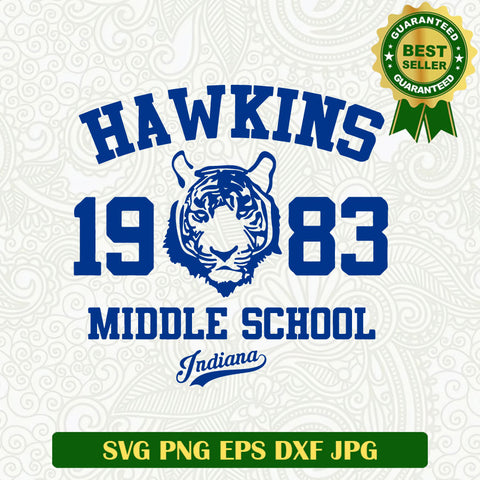 Hawkins Middle School Strangers Thing SVG, Strangers Things Hawkins School SVG