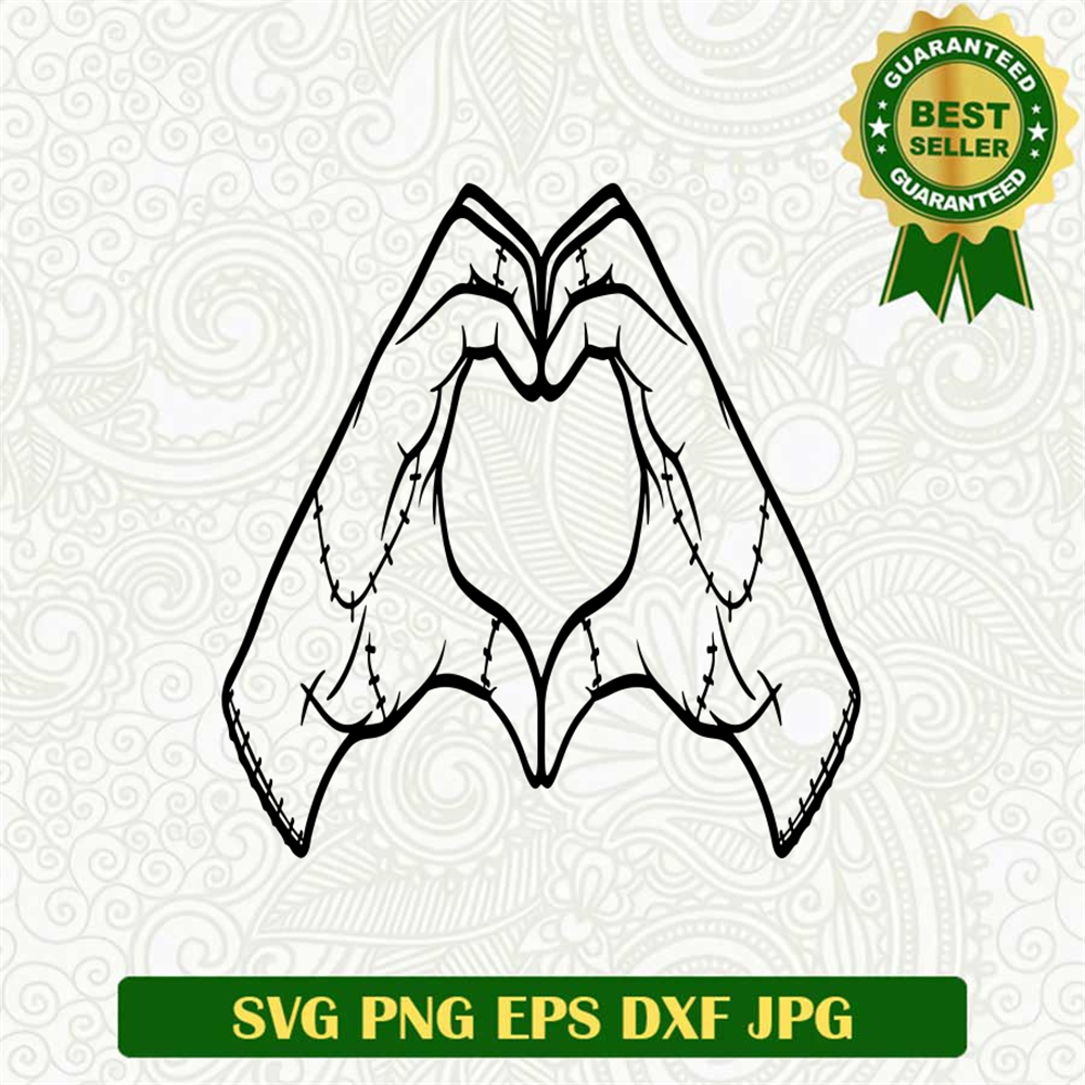 Heart Hand SVG, Love Hand SVG, Heart SVG – Lightberty