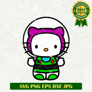 Hello Kitty Buzz Lightyear SVG