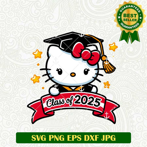 Hello Kitty Class of 2025 Senior SVG
