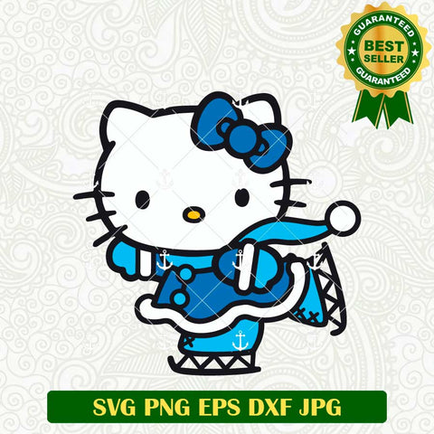 Hello Kitty Ice Skating SVG