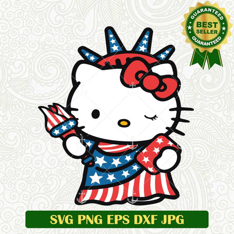 Hello Kitty Liberty SVG