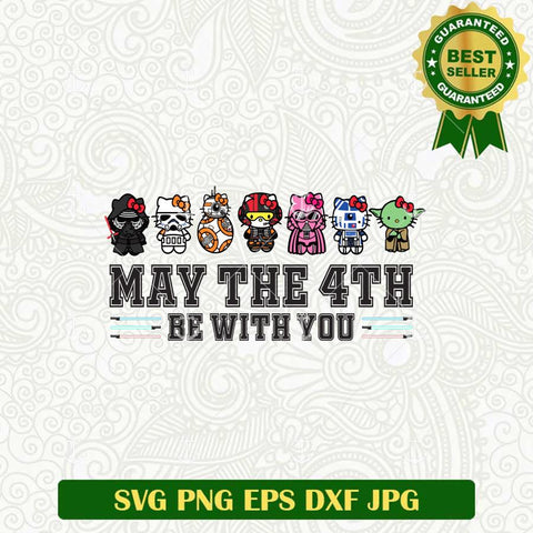 Hello Kitty May The 4th Be With You SVG