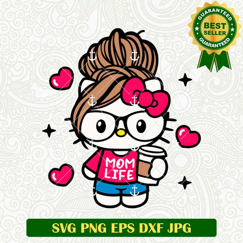 Hello Kitty Mom Life SVG