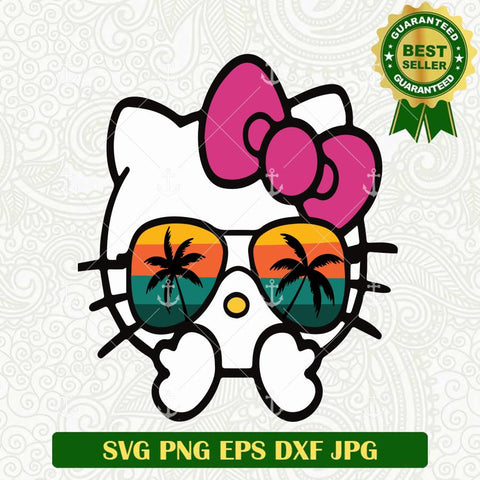 Hello Kitty Sunglasses SVG