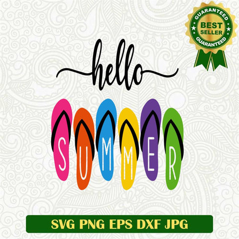 Hello Summer SVG