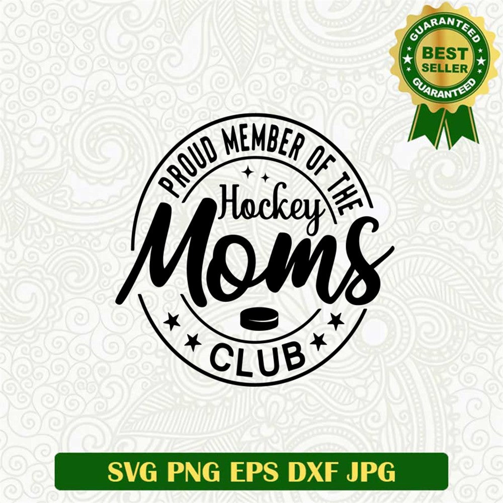 Hockey Moms Club Svg