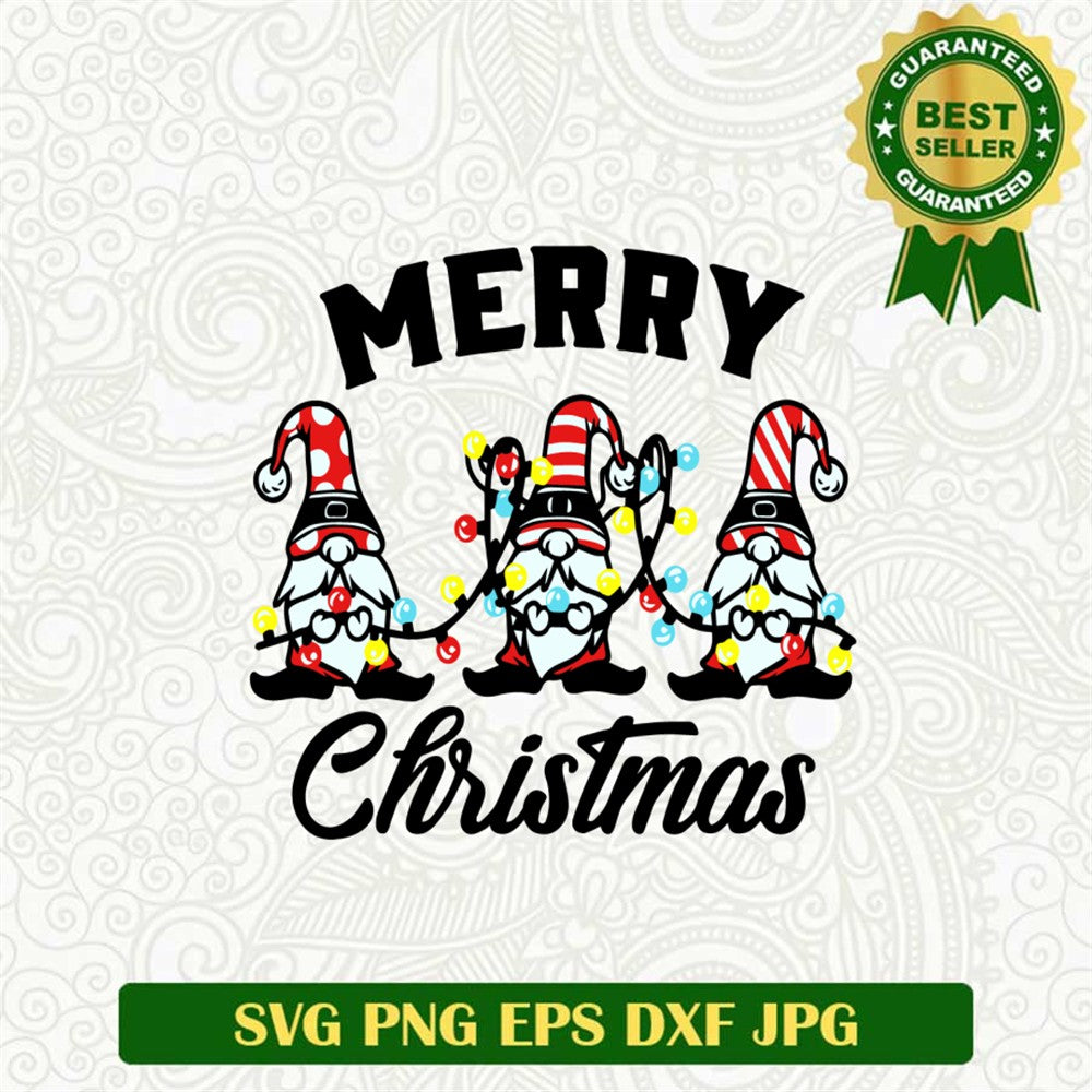 Holiday Gnome Fun Svg