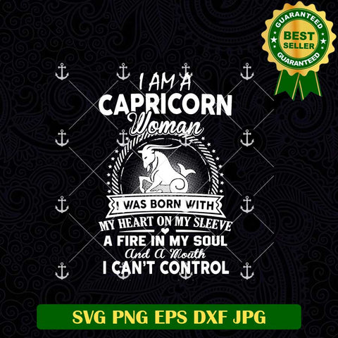 I Am A Capricorn Woman SVG