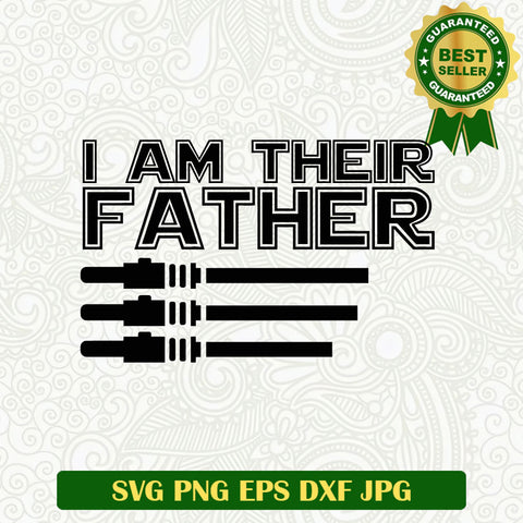 I am They Father Star Wars SVG, Star Wars Father's Day SVG PNG