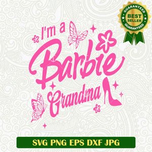 I'm A Barbie Grandma SVG