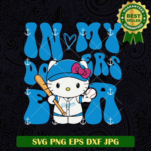 In My Dodgers Era Hello Kitty SVG