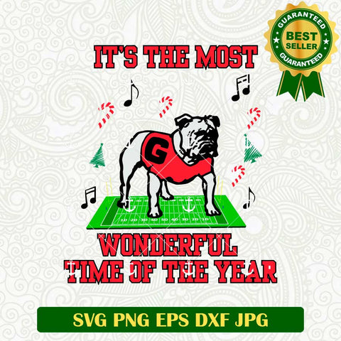 It The Most Wonderful time Of the Year Bulldogs SVG
